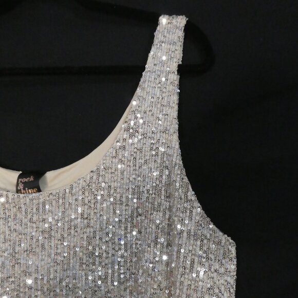 REITMANS - Rock & Shine | XXL regular | Lined Shimmering Sequined Sleeveless Top - Picture 5 of 12